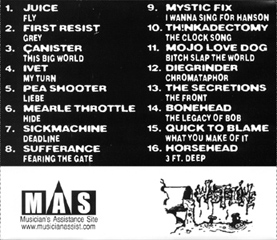 Back CD insert