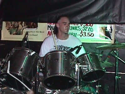 I play the drums